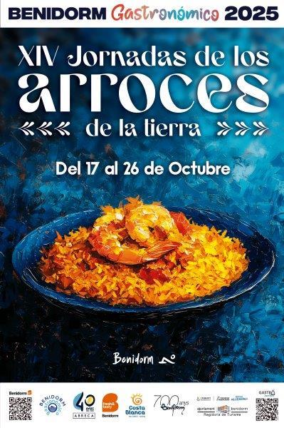Cartel XIV Jornadas de los Arroces de la tierra de Benidorm